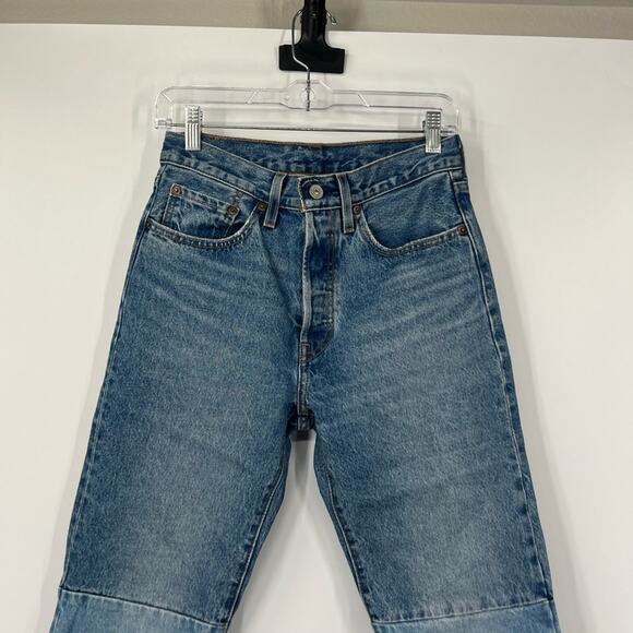 Levi’s 501 Two Tone High Rise Button Fly Jeans - Picture 2 of 9